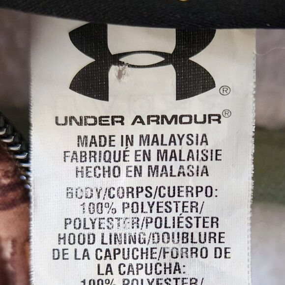 REALTREE X UNDER ARMOUR JACKET | Cold Gear | Loose fit | Women’s Medium Camo - Picture 9 of 10